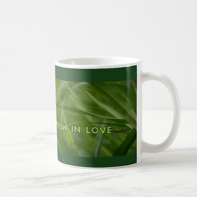 Café Taza de la hierba verde (Derecha)