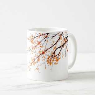 Café Taza de la historia del romance de otoño