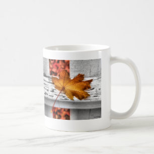 Café Taza de la hoja de la caída