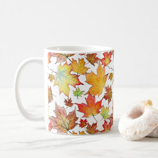 Café Taza de la hoja del otoño - personalizable
