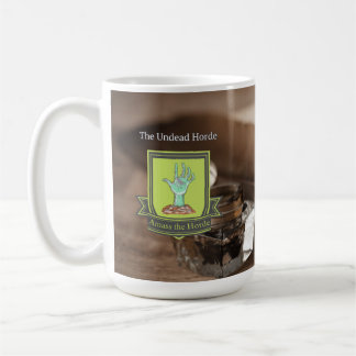 Café Taza de la Horda de Muertos de GOT con Calavera