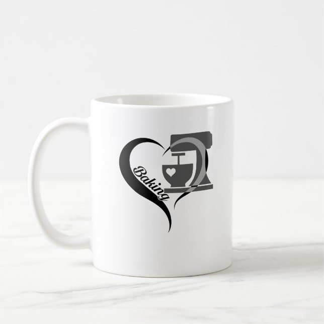 Café Taza de la hornada del amor (Izquierda)