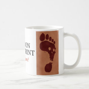 Café Taza de la huella del carbono