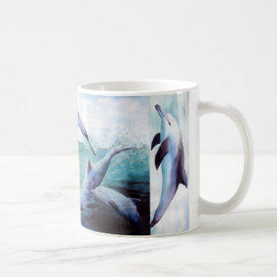 Café Taza de la imagen de tres delfínes