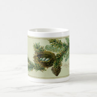 Café Taza de la imagen del navidad del vintage