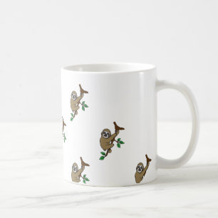 Café Taza de la impresión de la pereza
