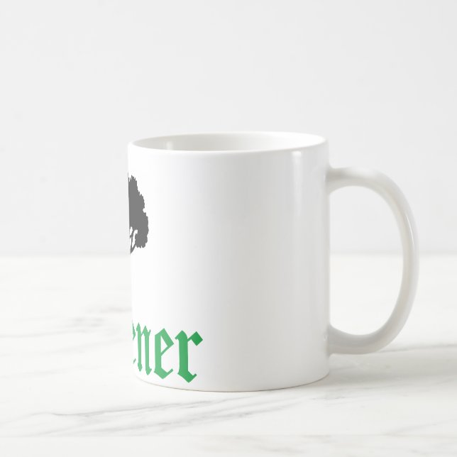 Café taza de la impresión del árbol (Derecha)