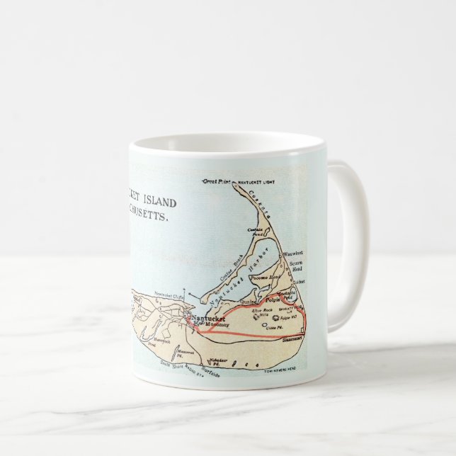 Café Taza de la isla de Nantucket (Anverso derecho)