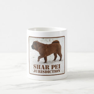 Café Taza de la jurisdicción de Shar Pei