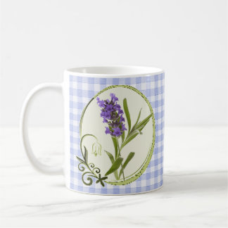 Café taza de la lavanda