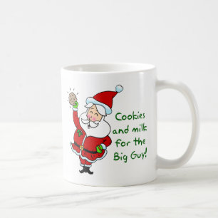 Café Taza de la leche de Santa