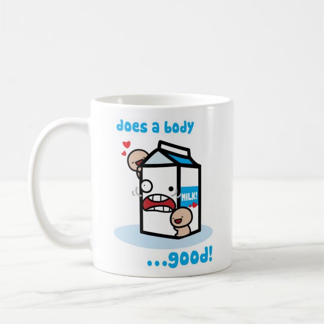 Café Taza de la leche (llana) (Izquierda)