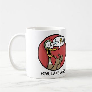 Café Taza de la lengua de las aves (bilateral)