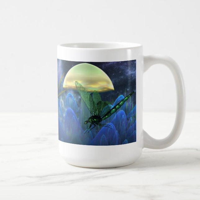 Café Taza de la libélula de la fantasía (Derecha)