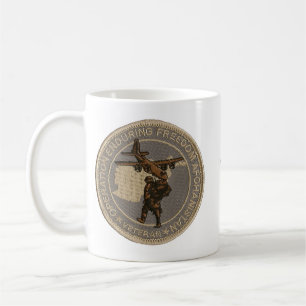 Café Taza de la libertad de operación que aguanta