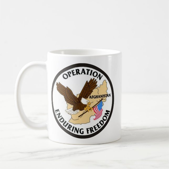 Café Taza de la libertad de operación que aguanta 2 (Izquierda)