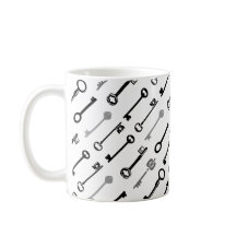 Taza de la llave maestra del vintage