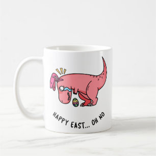 Café Taza de la Lucha de Pascua del T-Rex