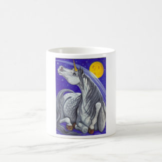 Café Taza de la luna de la ESTRELLA FUGAZ del UNICORNIO