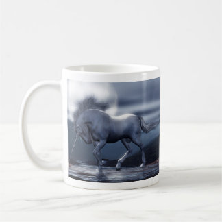 Café Taza de la luna del unicornio