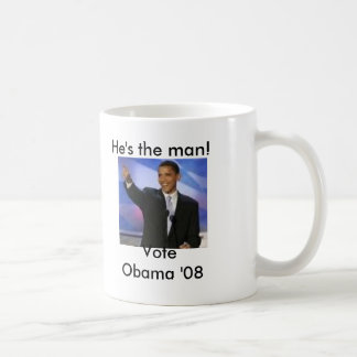 Café Taza de la magia de Obama '08 del voto