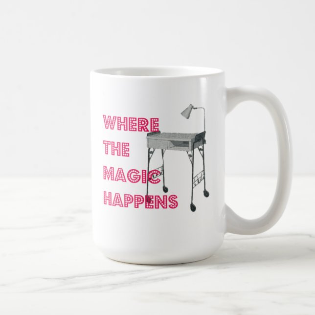 Café Taza de la magia del manicuro de la tecnología del (Derecha)