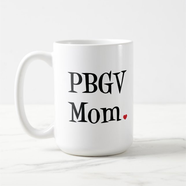 Café Taza de la mamá de PBGV (Izquierda)