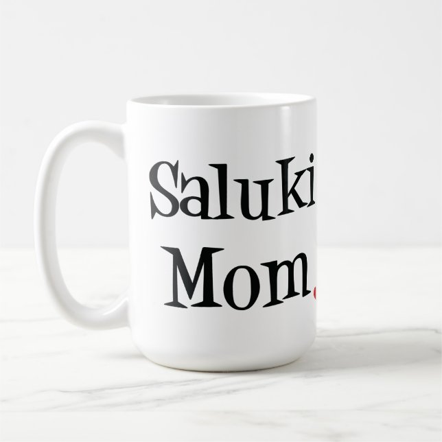 Café Taza de la mamá de Saluki (Izquierda)