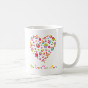 Café Taza de la mamá del amor de las magdalenas