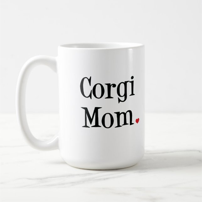 Café Taza de la mamá del Corgi (Izquierda)