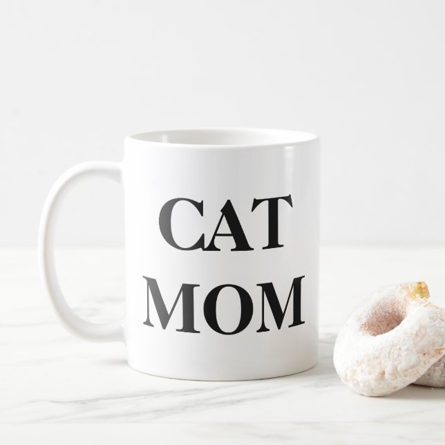 Café Taza de la mamá del gato (Con donut)