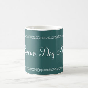 Café Taza de la mamá del perro del rescate