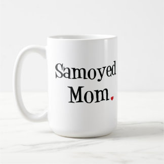 Café Taza de la mamá del samoyedo