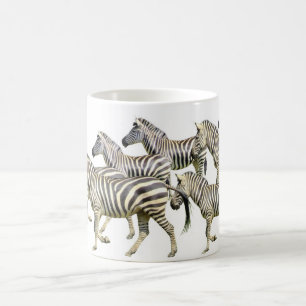 Café Taza de la manada de la cebra