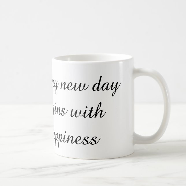 Café Taza de la Mañana Positiva (Derecha)