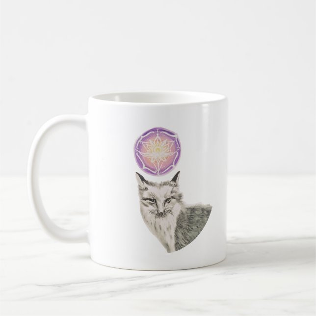 Café Taza de la mandala del Fox (Izquierda)