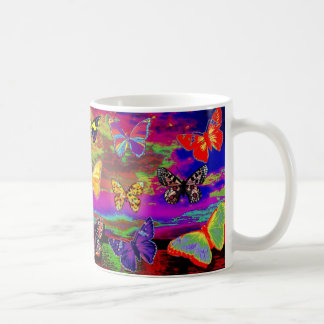 Café Taza de la mariposa