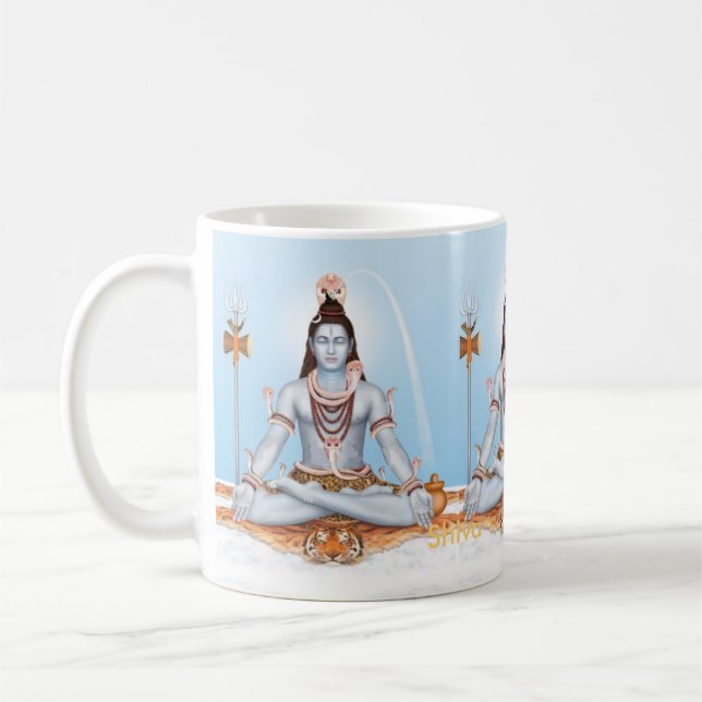 Café Taza de la meditación de Shiva (Izquierda)