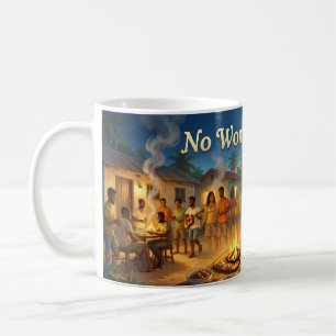 Café Taza de la Memoria de Lágrimas de Isla al Atardece