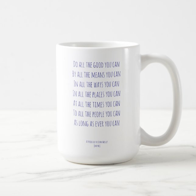 Café Taza de la misión de St Paul 15 oz (Derecha)