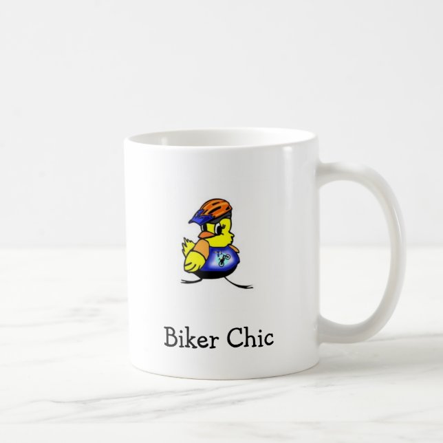 Café Taza de la moda del motorista (Derecha)