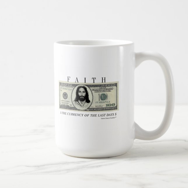 CAFÉ TAZA DE LA MONEDA DE LA FE (Derecha)