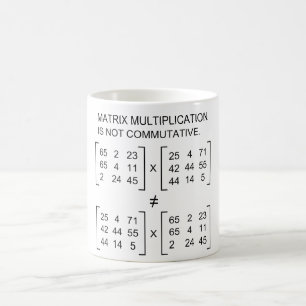 Café Taza de la multiplicación de la matriz