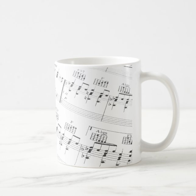 Café Taza de la música (Derecha)