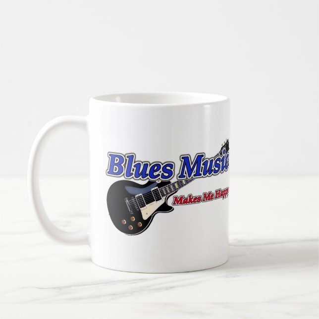 Café Taza de la música de los azules (Izquierda)