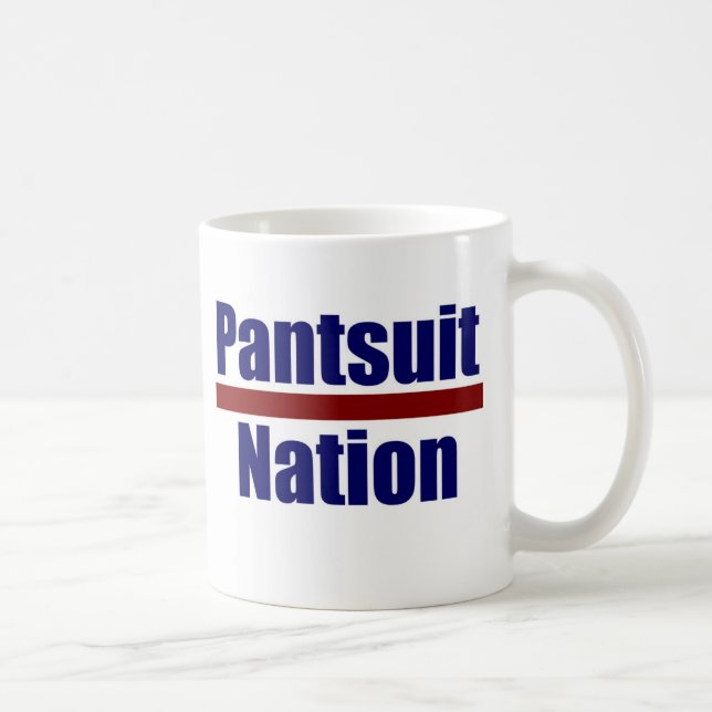 Café Taza de la nación del Pantsuit (Derecha)