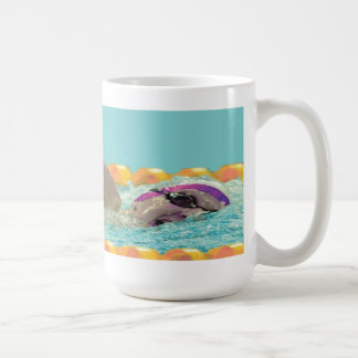 Café Taza de la natación del estilo libre
