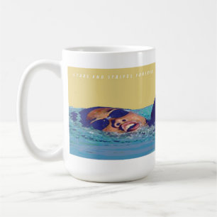 Café Taza de la natación del estilo libre de las barra