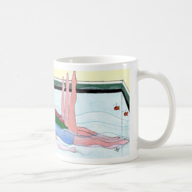 Café Taza de la natación sincronizada (Derecha)