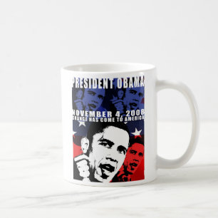 Café Taza de la noche de la Obama-Elección